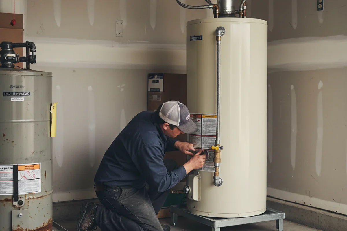 Water heater and shutoff valve replacement in Greenwood Lake